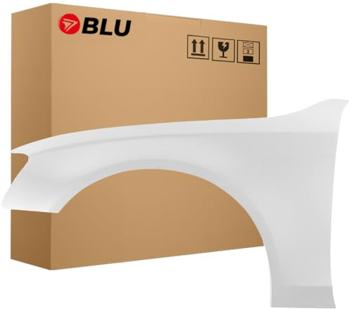 BLU Premium Kotflügel Passend für Audi A4 B8 S4 LS9R Links Weiss | 2007-2011 | Vorderseite Vorne | Verzinkt & Lackiert | Einbaufertig