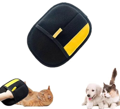 Sfbnjr Pet Hair Removal Glove, Electrostatic Pet Hair Remover Glove for Washing, Deshedding, Grooming (1 pair)