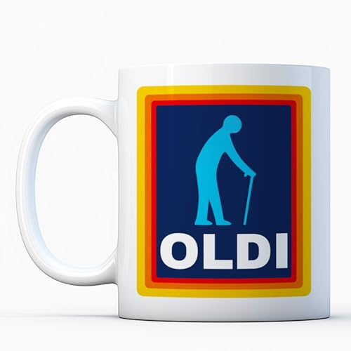 Father’s Day Gift for Dad & Grandpa – Oldi Man Mug, A Novelty Mug with Heavy Duty Handle, Durable Coated Sublimation Ceramic, Perfect for Birthdays, Christmas & More as a Funny Gift