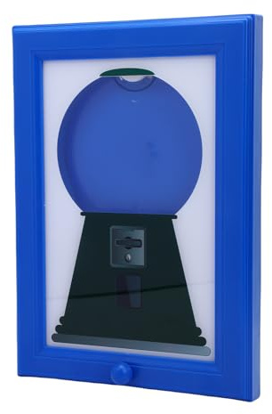 HEEPDD Candy Dispenser Picture Frame, Vintage Wall Mount Tabletop Display with Lockable Lid, for Kitchen Living Room Game Room Birthday Wedding Gift