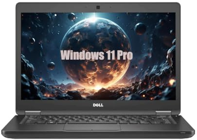 DELL Latitude 5480 Business Laptop, 14 Zoll FHD (1920x1080), Intel Core i5-6300U, 8GB RAM, 256GB SSD, QWERTY Keyboard, Windows 11 Pro (Generalüberholt)