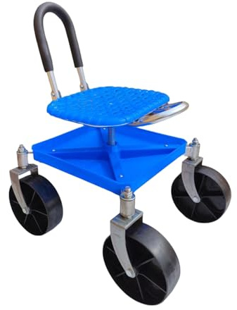 Gartenhocker - 360 Grad drehbarer Rollwagen, höhenverstellbarer Gartenroller, Arbeitswagen für Hocker, Outdoor-Sitz zum Jäten | Umpflanzen von Pflanzen zum Beschneiden
