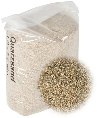 sephironlbb Arena de filtro de cuarzo de 25 kg, grano 1,0-2,0 mm, para piscina y jacuzzi, sistemas de filtro de arena para el cuidado eficiente del agua y la limpieza en el jardín, piscina al aire
