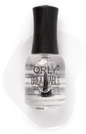 ORLY Breathable Treatment & Shine | Keeps Nails Chip-Free And Shiny | Quick Drying Formula | Ensures Manicure Lasts Longer (18ML)