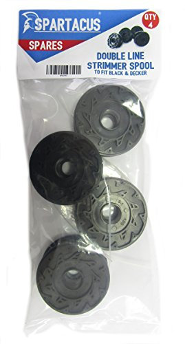 Spartacus 4x Garden String Trimmer Strimmer Spool & Line Fits Black & Decker GL701 GL710 GL716 GL720 GL741