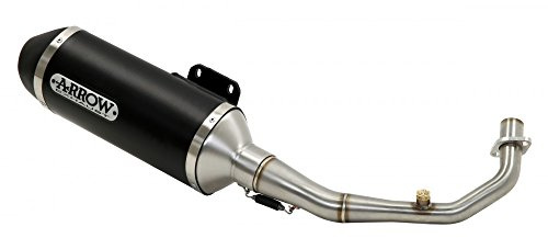 ARROW URBAN ALUMINIUM DARK SILENCER WITH DARK END CAP HONDA PCX 125 '12/17 - PCX 150 '12/16 HOMOLOGATED ALUMINIUM DARK URBAN SILEN. WITH DARK STAINLESS STEEL END CAP