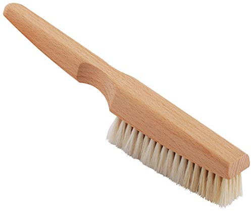 Redecker Silver Brush, Oiled Beechwood and Goat Hair Bristle, 10, Made in Germany