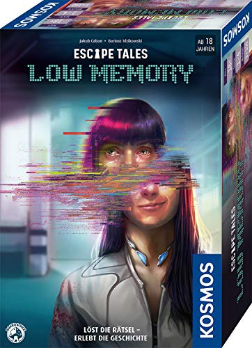 Kosmos 695156 Escape Tales - Low-Memory, Löst die Rätsel. Erlebt die Geschichte, Escape-Room-Spiel, spannendes Gesellschaftsspiel ab 18 Jahre, für 1-4 Personen, mehrfach spielbar