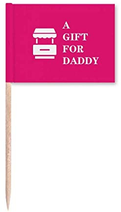 offbb Don Papi Padre Gracias Palillo de Dientes s Marcador Topper Decoración del Partido