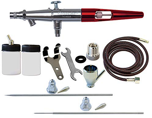 Paasche - VL-3MH Airbrushpistole Saugsystem Double Action Set mit 3 Düsensätzen