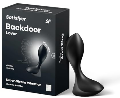Satisfyer Backdoor Lover Plug Anal | Vibromasseur Anal puissant | Étanche (IPX7) | Sex Toys haut de Gamme | Silicone doux pour la Peau | Stimulation de la Prostate | Sex Toýs Homme et Femme