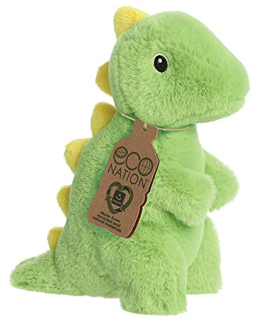 Aurora, 35055, Eco Nation Rexter T-Rex Dinosaur, 20cm, Peluche, Verde
