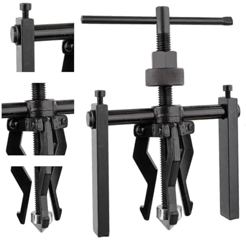 HAIMAYEE 3-Backen Innenlager-Abzieher Lager Abzieher Werkzeug Innenabzieher Für Motorrad Und Auto Aus Chrom-Vanadium-Stahl Schwarz