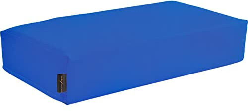 Pader Medi Tech Orthopädisches Entlastungskissen, Positurkissen 50x25x10 cm I Bandscheibenkissen, Stufenkissen, Lagerungskissen für Beine mit festem Schaumkern (20 Atoll)
