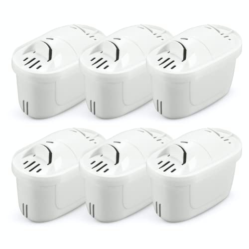 Finest-Filters Water Filter Cartridges for Brita Maxtra+ Plus Water Jug, Compatible Maxtra+ Replacement Brita Kettle Universal Filter Cartridge (6 Pack)