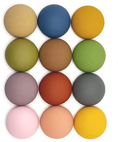 KROYSEA 12PCS Strong Fridge Magnets, Colorful Decorative Matte Refrigerator Magnets, Cute Classroom Whiteboard Magnets, for Office Classroom Cabinets and Dishwasher