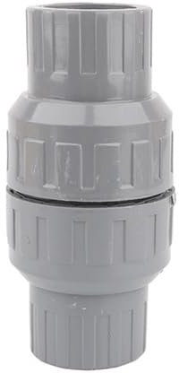 1pcs Clapet Anti-retour En PVC Tuyau D'eau Clapet Anti-retour À Sens Unique, For Aquarium Réservoir De Poissons Joints De Tuyaux D'irrigation De Jardin ( Color : Grey , Size : 40mm(Without Spring) )