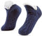 SIHOHAN Slipper Socks Mens with Grippers Thermal Fluffy Cozy Bed Socks for Men Non Slip Winter Warm Fleece Lined Knitted Socks (Navy)