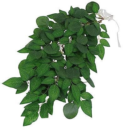Yardenfun Hanging Ornament Wisteria Rattan Wall Decor Home Decor Artificial Foliage