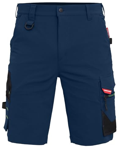 WORK IDEA Herren Slim-Fit Stretch Arbeitsshorts Strapazierfähige Eleganz für höchsten