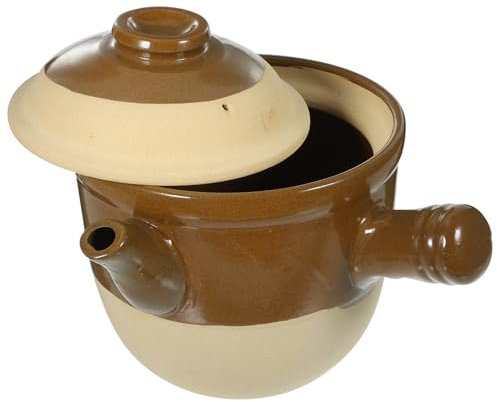 ABOOFAN Olla Barro Cocina Tradicional Para Medicina Resistente Altas Temperaturas Potería Para Estofados Sopas y Guisos Cocina Doméstica Segura y Duradera