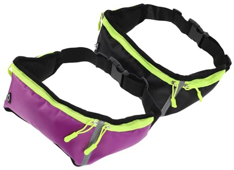 ibasenice 2stücke wasserdichte Handytasche Zum Laufen Sporttasche Für Handy Laufgürtel Mit Flaschenhalter Outdoor-hüfttasche Mit Mehreren Fächern Reise-Tasche Für Sport Und Alltag