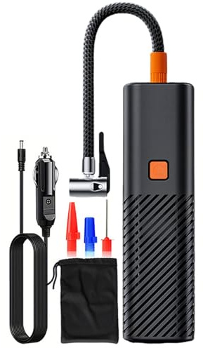 Gonfiatore per pneumatici automobilistici | Compressore Gonfiatore per ruote | Pompa ad aria per pneumatici,Per moto, SUV, campeggio, auto, bicicletta, camion, viaggi, all'aperto, guida e