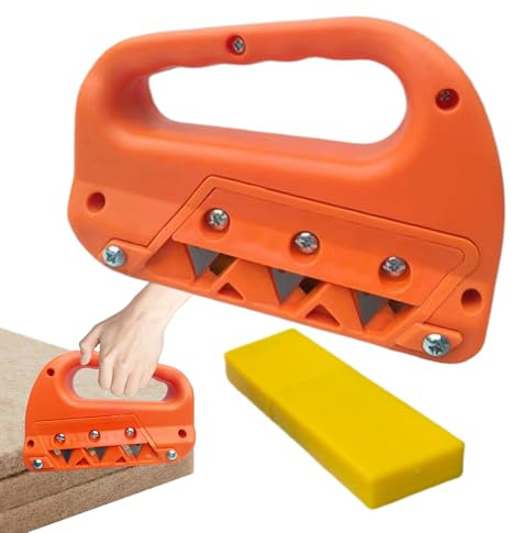 Ratpzou Herramienta de Corte para Pladur - Herramienta de Biselado Manual a 45° y 60° para Pladur - Cepillo Manual Para Cartón Yeso,para Yeso Techo Remodelación Carpintería Construcción Casa Garaje