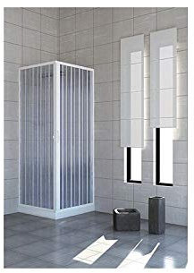 Mampara de ducha de dos puertas «Nilo» 80 x 80 cm – H 185 2060002