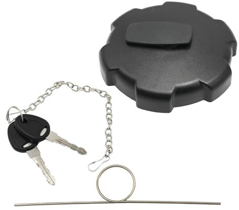 Hoypeyfiy 0004711230 Fuel Tank Cap with 2 Keys Fuel Tank Filler Cap Replacement for MAN TGA TGX TGS Replacement for Mercedes-benz Actros Atego Axor Replaces 11869577 2993918 42124439 81122106027 FC02