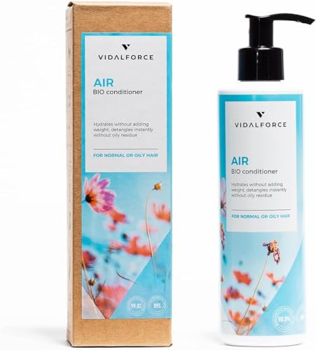 AIR Acondicionador pelo graso sin siliconas, sin sulfatos sin petroleo I Toxic Free, Sostenible y Ecológico 250ml