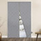 DUNSOO Cortina Termica puerta Magnética, Cortinas Termicas Aislantes Frio y Calor, Cortina puerta Interior Se Cierra Automáticamente Resistente al Viento, Aislante Termico (Gris, 100 x 210cm)