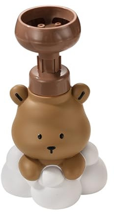 Aurgiarme Adorable Bear Schaumspender für Pumpen, Flasche, Schaumspender für Badezimmer, Händedesinfektionsmittel und Shampoo-Dosierbehälter