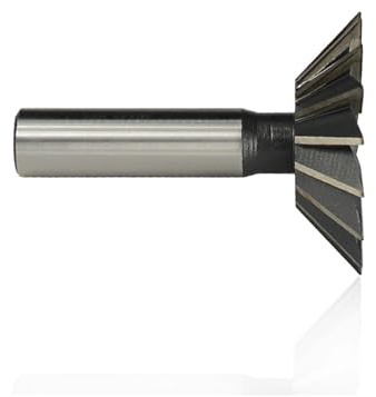 Schwalbenschwanz-Fräser 45 55 60 Grad CNC-Fräser Gerader Schaft HSS-Schaftfräser(50x55Degrees)