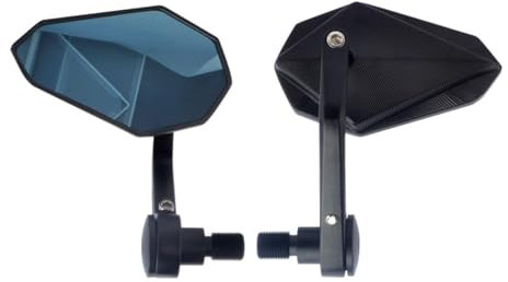 Motorrad Rückspiegel Für MT09 Für MT07 MT10 R6 R1 FZ1/Für FZS1000 FZ6 FZ6R XJ6 Für TMAX530 Für TMAX500 Motorrad Seitenspiegel Lenkerendspiegel Lenkerendenspiegel