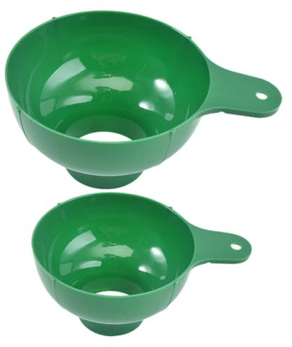 GALPADA Ensemble de 2pcs Entonnoir Confiture en Plastique Grand Entonnoir à Large Ouverture Cuisine à Domicile, Résistant à L'usure et Facile à Utiliser
