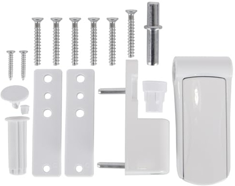 DUZEPA Bisagra de aluminio ajustable para puerta, puerta de PVC con doble acristalamiento, bisagra de aluminio resistente