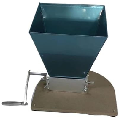 WNDUOKXH Molino de rodillos de metal con mango, herramientas cocina, duradero y práctico, manual, ajustable, con características para moler granos, trituradores, molinillos trigo, maíz, café.