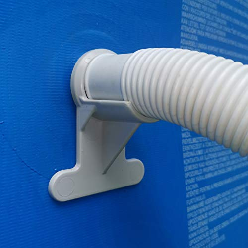 Schwimmbad-Rohrhalter (30–37 mm), verhindert Belastung, Reißen, Durchstoßen, kompatibel mit Intex & Bestway Pools, 4 Stück