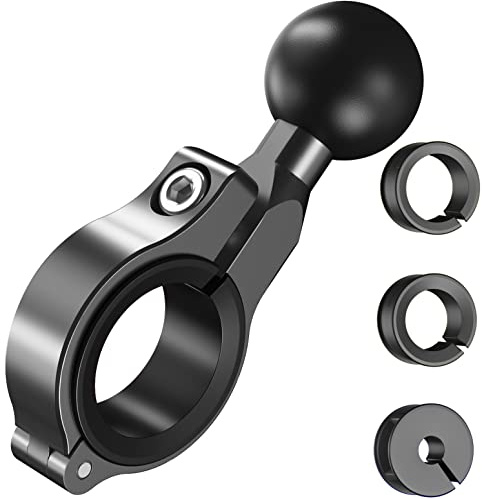 Jitehsha 2,5 cm/1 Kugelfuß Aluminiumlegierung, Super Solide Passform für Lenker mit 2,2 cm / 2,5 cm / 3,2 cm Durchmesser, Kompatibel mit RAM Mounts/iMESTOU Vorbau Handyhalterung