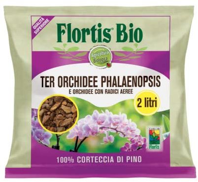 FLORTIS TERRICCIO ORCHIDEE/PHALAENOPSIS 2LT CURA PIANTE GIARDINAGGIO INTERNO ESTERNO
