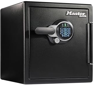 Master Lock Black Premium 2-Hour Fireproof Safe with Digital Keypad, 1.2 cu-ft, STW123GTCML