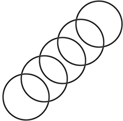 PATIKIL 100mmx93,8mmx3,1mm Nitrile Gomma O-Ring, 5 Pezzi Metrico Meccanico Sigillatura Guarnizione Rondelle di Tenuta Anelli per Acqua Idraulici, Nero