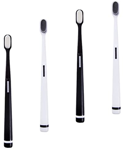 GLEAVI -pack Weiche Zahnbürste für Erwachsene und Mütter Sanftes Reinigen des Zahnfleisches 4 Stück Handliche Mundpflege für Alltag