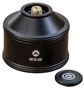 CAMPINGMOON Leere nachfüllbare Kartusche für Rucksack-Camping mit EN417 Lindal-Ventil Silber 35g BKTC-28