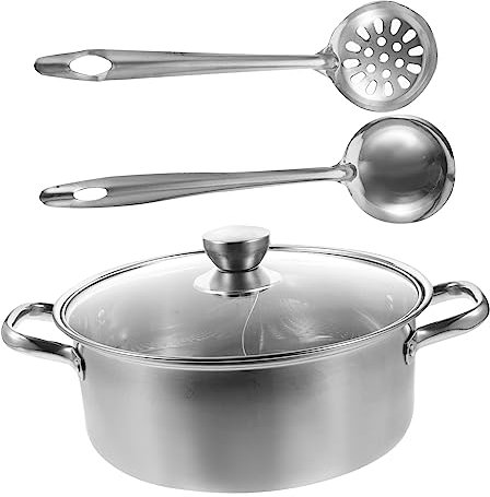 Zerodeko 1Stk Mandarinententopf aus Edelstahl non stick pan antihaft topf Shabu Hot Pot Induction Mandarin Enten Pot pfannenwender Rostfreier Stahl Suppentopf Küchenwaren Küchenutensilien