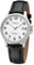 REGENT Herren Armbanduhr Analog Lederarmband schwarz URF1432 Analoguhr