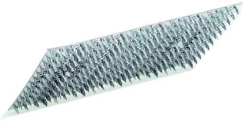 6PZ PIASTRA DI RICAMBIO RASCHIETTO PER INTONACO art. 620/PR cm. 25x14,4