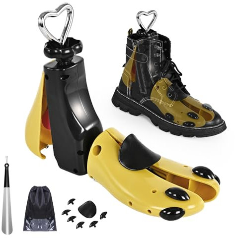 UHIAGREE Schuhspanner Herren und Damen, 4-Wege Professioneller Schuhdehner, Schuhdehner Schuhweiter für Einstellbare Länge und Breite (1 Stück Für Damengröße 43-47)