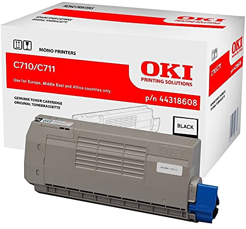 ECOPRO - Original Toner für OKI C711 C710 - Schwarz - 11.000 Seiten A4 - Code 44318608
